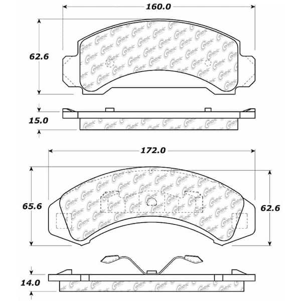 Centric Parts Disc Brake Pad Set