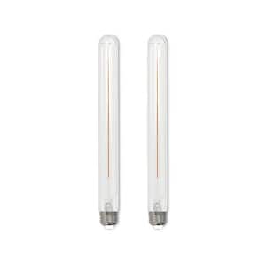 40-Watt Equivalent Warm White Light T9 (E26) Medium Screw Base Dimmable Clear LED Light Bulb (2 Pack)