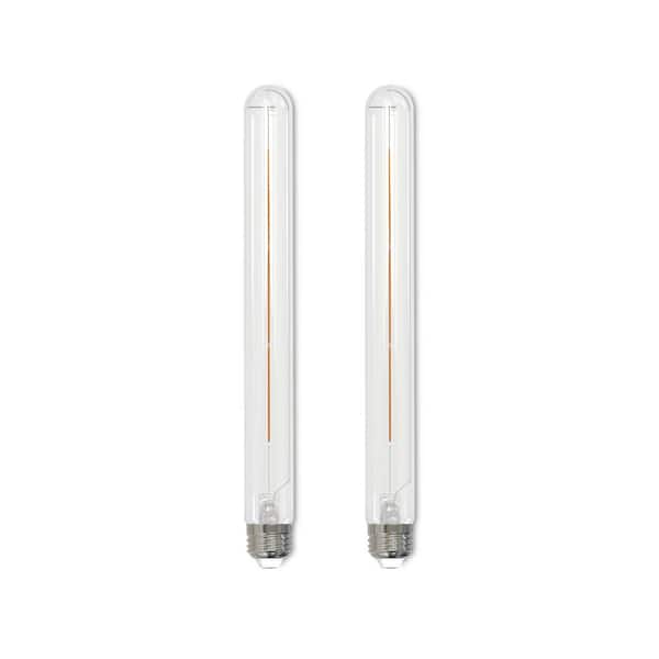 Bulbrite 40-Watt Equivalent Warm White Light T9 (E26) Medium Screw Base Dimmable Clear LED Light Bulb (2 Pack)