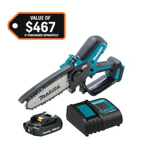 Makita 18-Volt LXT Lithium-Ion Brushless Cordless 6 in. Mini Chain