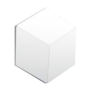 1-1/8 in. x 1 ft. x 1-3/5 ft. Rombus Primed White Polyurethane Decorative 3D Wall Paneling (2-Pack)