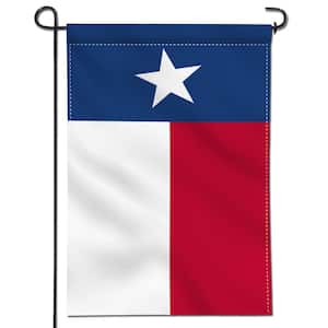18 in. x 12.5 in. Double Sided Premium Garden Flag Texas State Decorative Garden Flag Weather Resistant Double Stitched