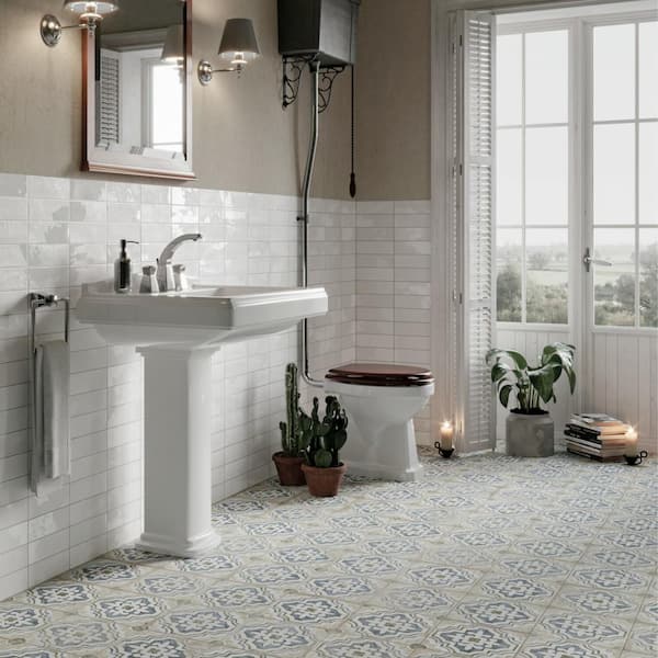 Kings Porto Fatima 17-5/8 in. x 17-5/8 in. Ceramic Floor and Wall Tile (10.95 sq. ft./Case)