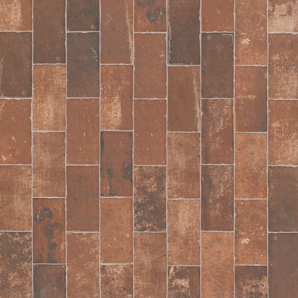 MSI Capella Red Brick Matte Porcelain Red Brick Porcelain Floor