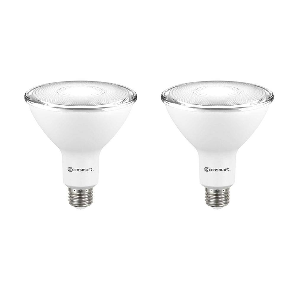 Qty 2 to 24 EcoSmart 90W Bright White PAR38 Dimmable LED Flood Light Bulb 