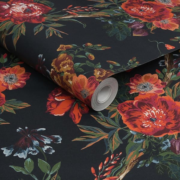 Joules black outlet woodland floral