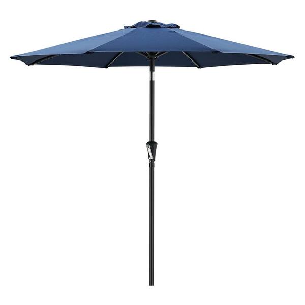 Cesicia 7.5 Ft Outdoor Market Patio Umbrella With Manual Tilt, Easy 