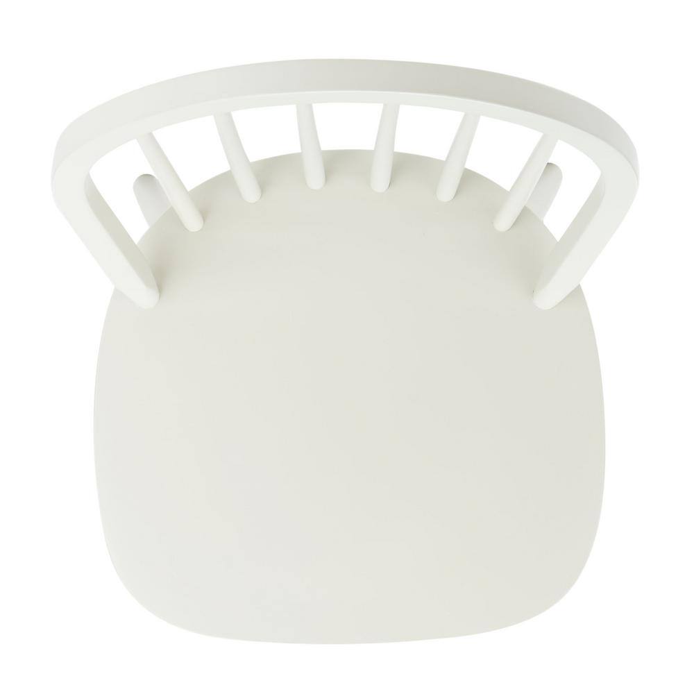 Camden Off-White High Back Windsor Side Chair Set