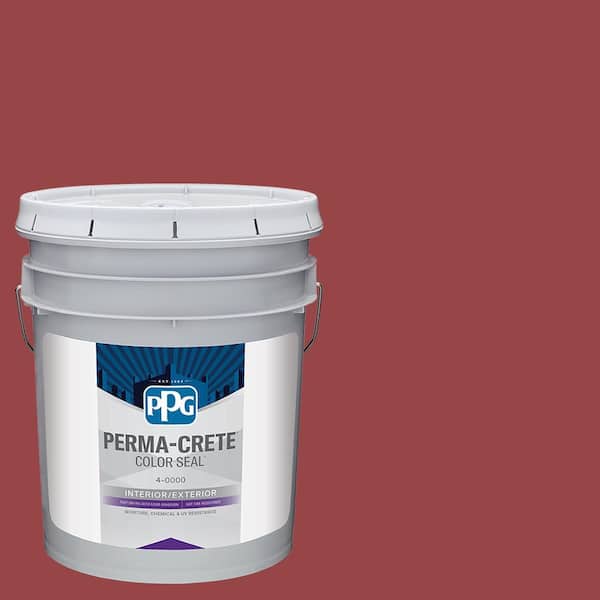 Perma-Crete Color Seal 5 gal. PPG13-10 Candy Apple Satin Interior/Exterior Concrete Stain