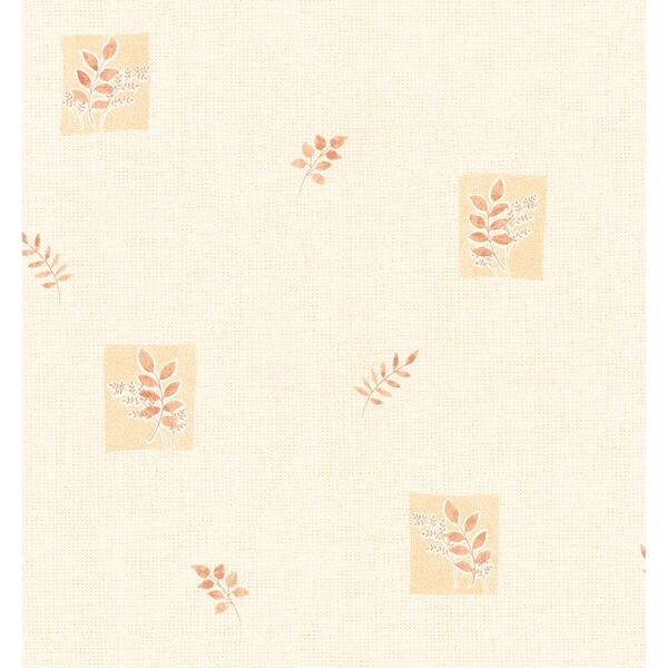 Unbranded Neutral Leaves Wallpaper