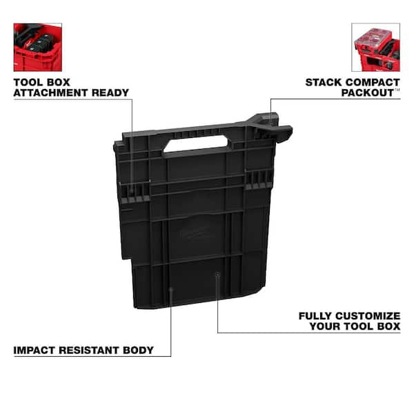 Milwaukee Divider for PACKOUT XL Crate 48-22-8039 - The Home Depot