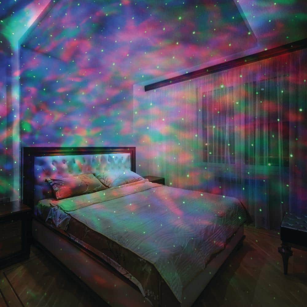 Multicolor LED Disco Ball Projector with Remote Control