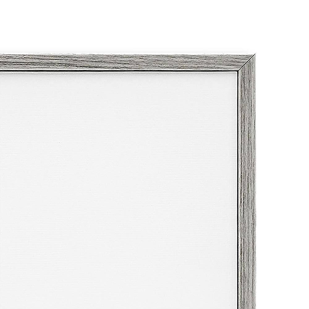 Gray Framed Coastal Merry Christmas Holiday Art Print, 16 x 20