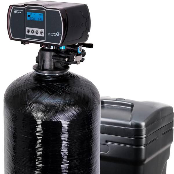 Aquasure Harmony Series 48 000 Grain Water Softener With Fine Mesh Resin For Iron Removal As Hs48fm The Home Depot