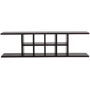Edson Ready to Assemble 48 in. x 13 in. x 11.25 in. Flex Shelving Wall Cabinet with Dividers in Dusk