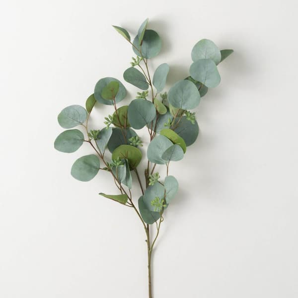 35 in. Artificial Silver Dollar Eucalyptus Spray