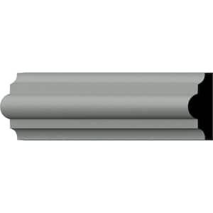 SAMPLE - 7/8 in. x 12 in. x 2-3/8 in. Urethane Classic Panel Moulding