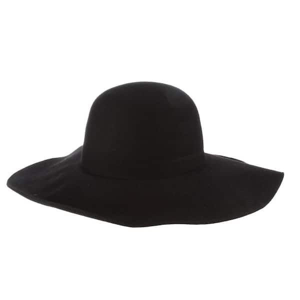 Scala 3 Big Brim Wool Felt Hat LF41 BLK