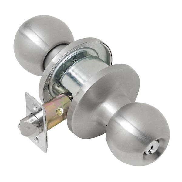 Tell Manufacturing Empire Satin Stainless Steel Light-Duty Entry Ball Door Knob