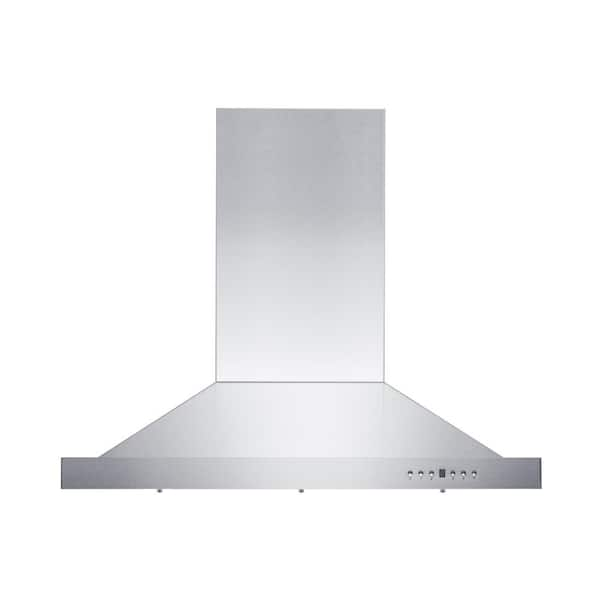 ZLINE BS65536BS Professional Wall Mount Range Hood with 4-Speed Fan, 700  CFM Blower, Push Button Control, LED Lighting, Dishwasher Safe, Delayed  Shutoff, and ETL Certified: 36 Inch - 700 CFM