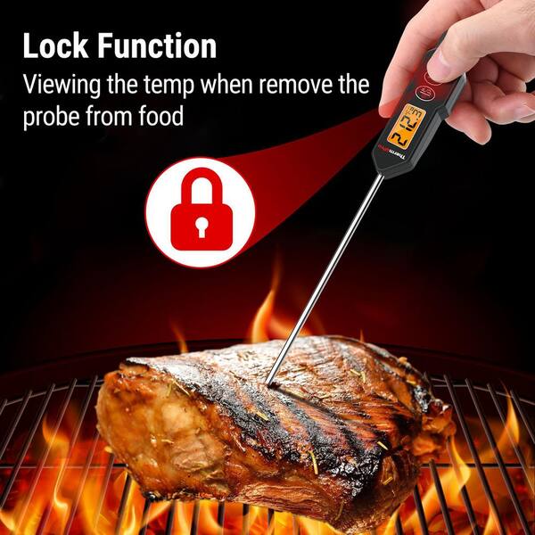 Digital Meat Thermometer Folding Probe Food Thermometer for Cooking BBQ  Grill Liquids Beef Turkey