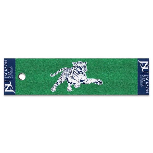 FANMATS 1.5 ft. x 6 ft. Alabama State University Hornets Putting Green Mat