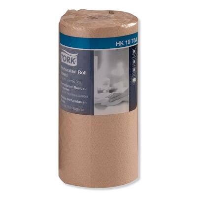 Universal Natural 2-Ply 11 in. x 9 in. Perforated Kitchen Paper Towel Roll (210/Roll, 12-Rolls/Carton)