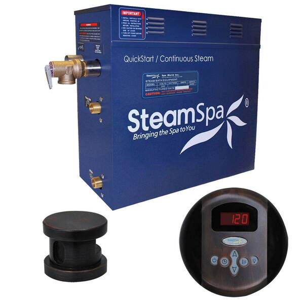 SteamSpa Oasis 4.5kW Steam Bath Generator Package in Oil Rubbed Bronze