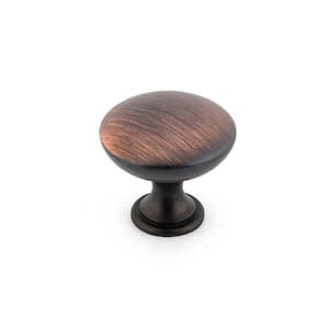 Copperfield Collection 1-3/16 in. (30 mm) Brushed Oil-Rubbed Bronze Functional Cabinet Knob