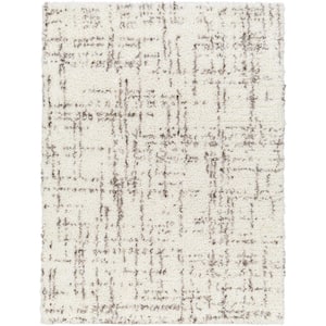 Ultra Shag Gray Modern 5 ft. x 7 ft. Indoor Area Rug