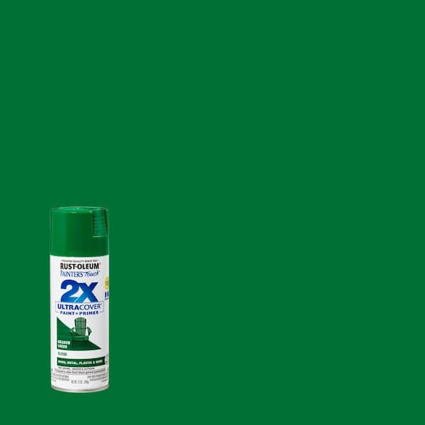 Rust-Oleum - Enamel Spray Paint: Meadow Green, Gloss, 12 oz - 46976056 -  MSC Industrial Supply