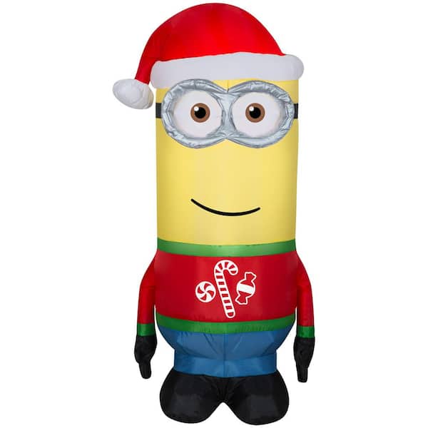 Universal 3.5 ft. Pre-lit Inflatable Airblown Kevin in Ugly Sweater