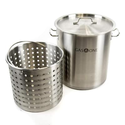 Concord 120 qt./30 Gal. Stainless Steel Home Brew Kettle Brewing Stock Pot  S5548S-BK - The Home Depot