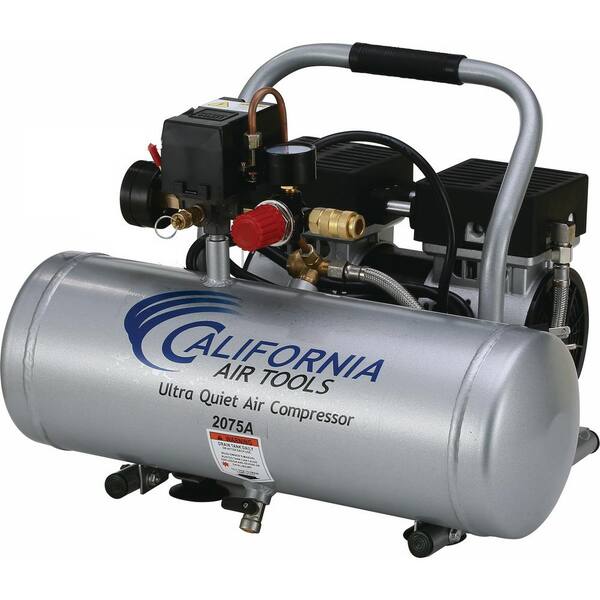 California Air Tools 2.0 Gal. 3/4 HP Ultra Quiet and Oil-Free Aluminum Tank Air Compressor