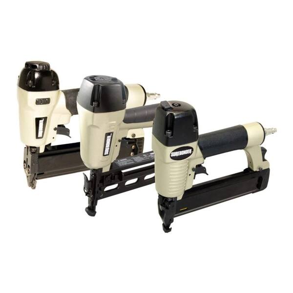 Surebonder Pneumatic 3-Piece Combo Nailer/Pinner Kit