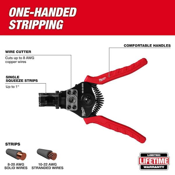 Automatic Wire Stripper/Cutter with Comfort Grip