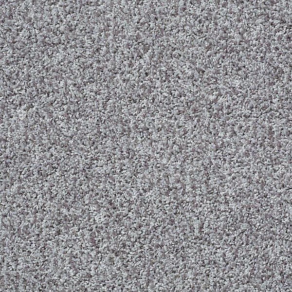 TrafficMaster Dreamcatcher - Color Dolphin 12 ft. Texture Gray Carpet ...