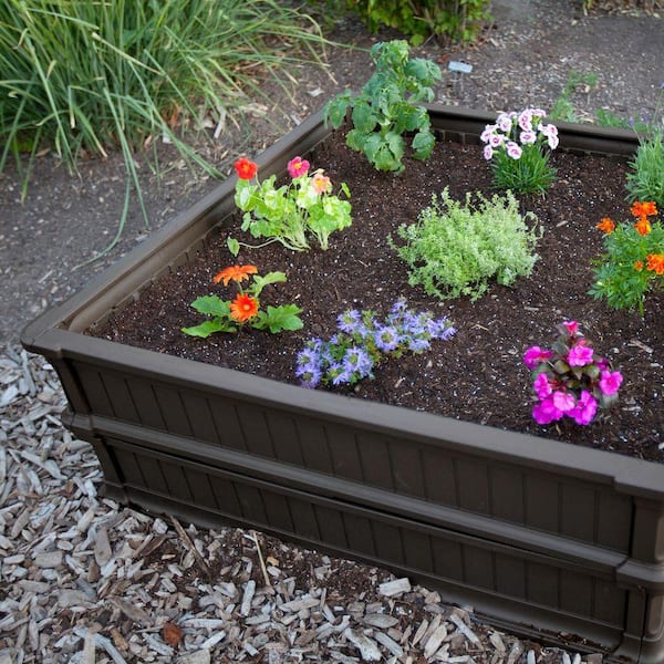 4 ft. x 4 ft. Raised Garden Bed (3-Pack)