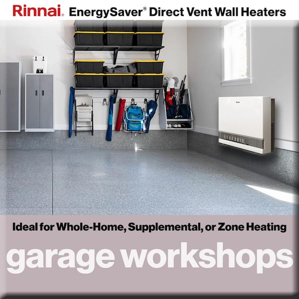 Rinnai EnergySaver 11,000 BTU Direct Vented Wall Furnace Natural