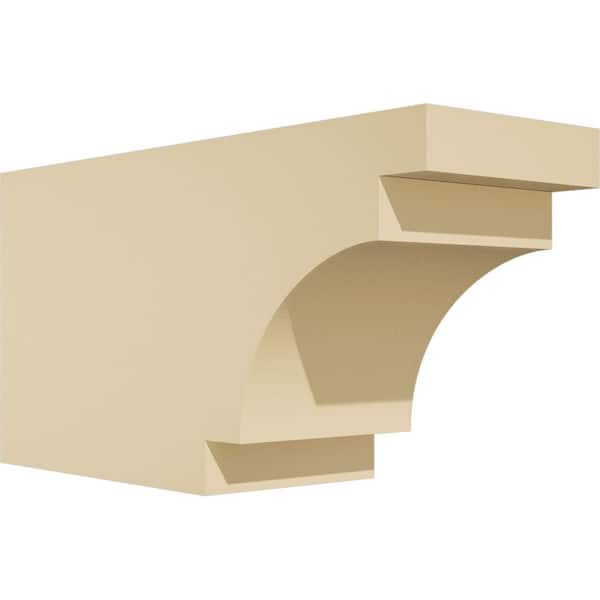 Ekena Millwork Standard Mediterranean 4 in. W x 6 in. H x 12 in. D Polyurethane Rafter Tail Outlooker
