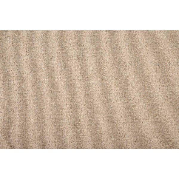 Natural Harmony 6 in. x 6 in. Berber Carpet Sample - Albaran - Color Wheat