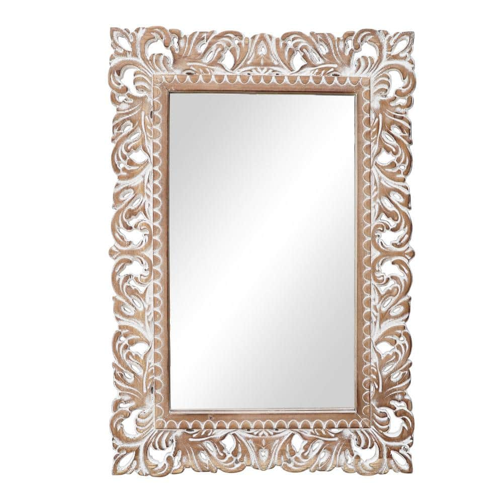 Coaster 901838 Multi squares outer edge framed rectangular design frameless  decorative wall mirror