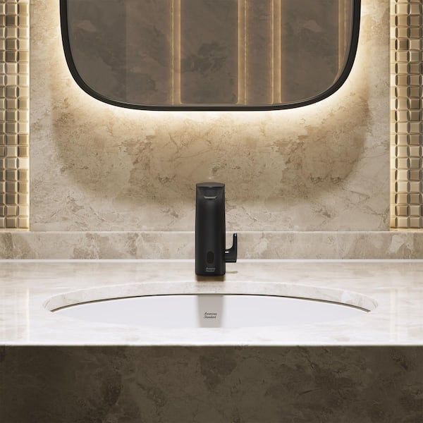 NextGen Selectronic Single Handle Single Hole Bathroom Sink Faucet with 0.5 GPM Touchless Activation in Matte Black