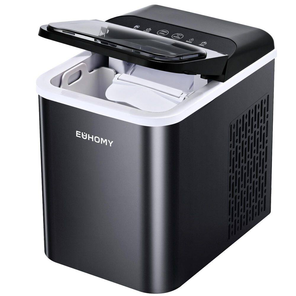 9.5 in. 35 lb. Nugget Ice Portable Countertop Ice Maker in Silver with Ice Scoop, Fast Ice Production, Self-Cleaning price history on PriceWatchPro