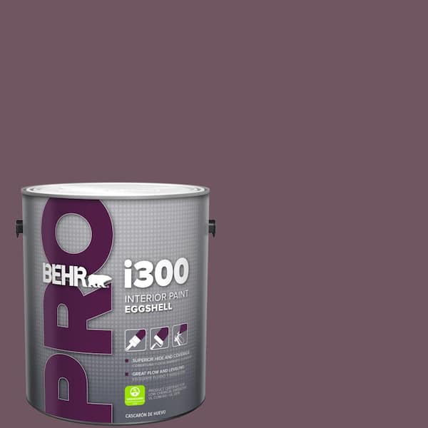BEHR PRO 1 gal. #S110-7 Exotic Eggplant Eggshell Interior Paint