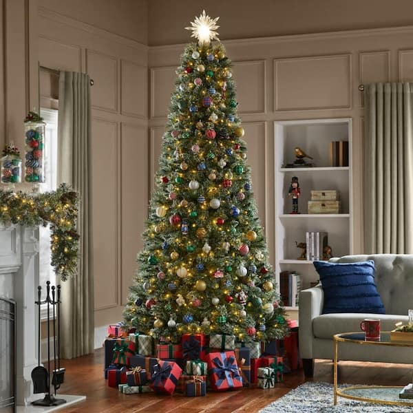 9ft sparkling amelia pine christmas tree