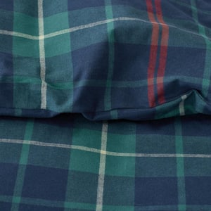 Company Cotton Classic Plaid Cotton Duvet Cover