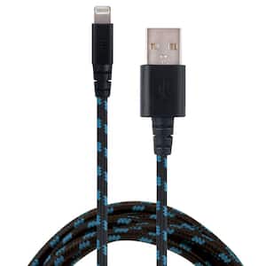 9 ft. Braided Cable for Lightning Black