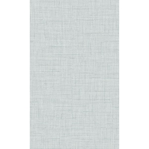 Mint Plain Denim Like Textured Printed Non-Woven Paper Non-Pasted Textured Wallpaper 60.75 sq. ft.