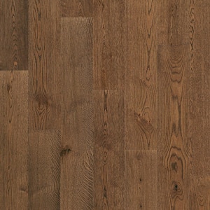 Defense+ Norwood Oak 3/8 in. T x 7.5 in. W Click Lock Distressed Engineered Hardwood Flooring (24.5 sq.ft./case)